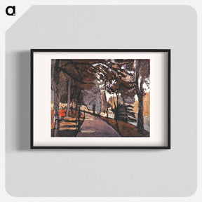 アートポスター-The path in the Bois de Boulogne - アンリ マティス Poster.
