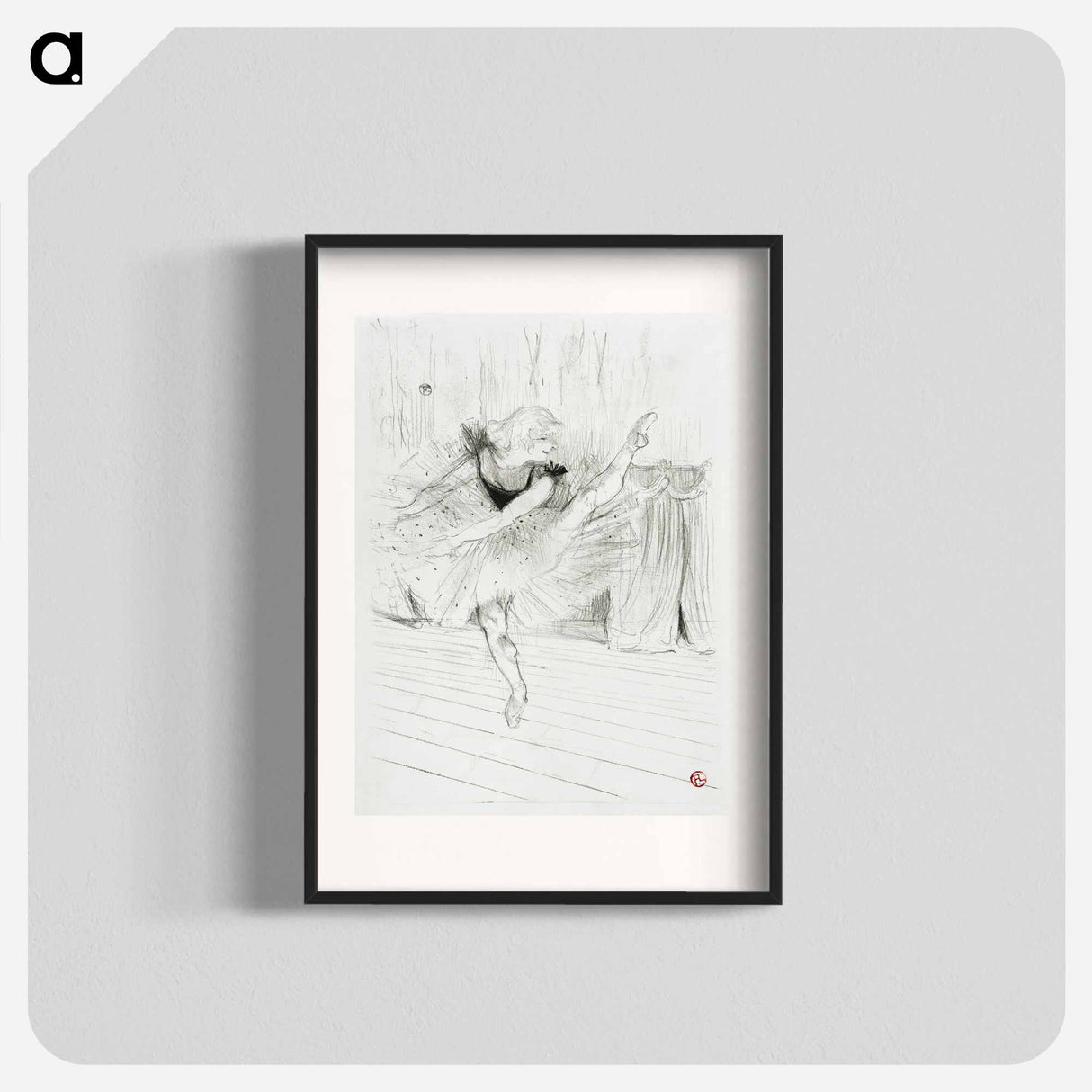 Miss Ida Heath, English Dancer - Henri de Toulouse-Lautrec Poster.