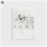 アートポストカード-Miss Ida Heath, English Dancer - アンリ ド トゥールーズ ロートレック Postcard.