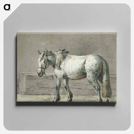 アートパネル-Standing horse - ジャン ベルナール Canvas.