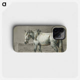 Standing horse - Jean Bernard Phone Case.