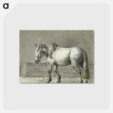 アートポストカード-Standing horse - ジャン ベルナール Postcard.