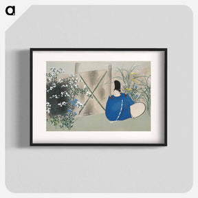 アートポスター-Garden from Momoyogusa–Flowers of a Hundred Generations - 神坂 雪佳 Poster.