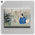 アートパネル-Garden from Momoyogusa–Flowers of a Hundred Generations - 神坂 雪佳 Canvas.