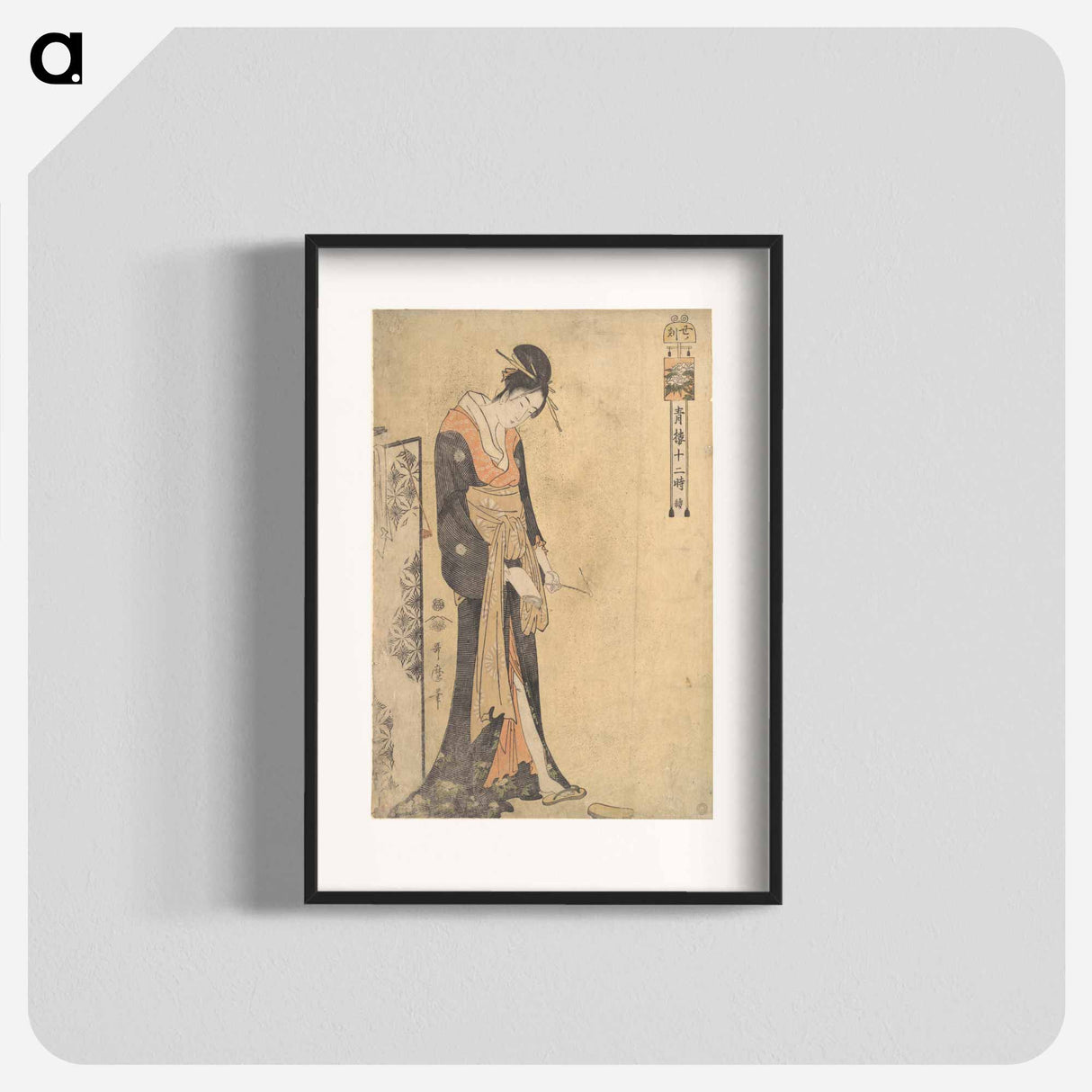 アートポスター-The Hour of the Ox - 喜多川 歌麿 Poster.