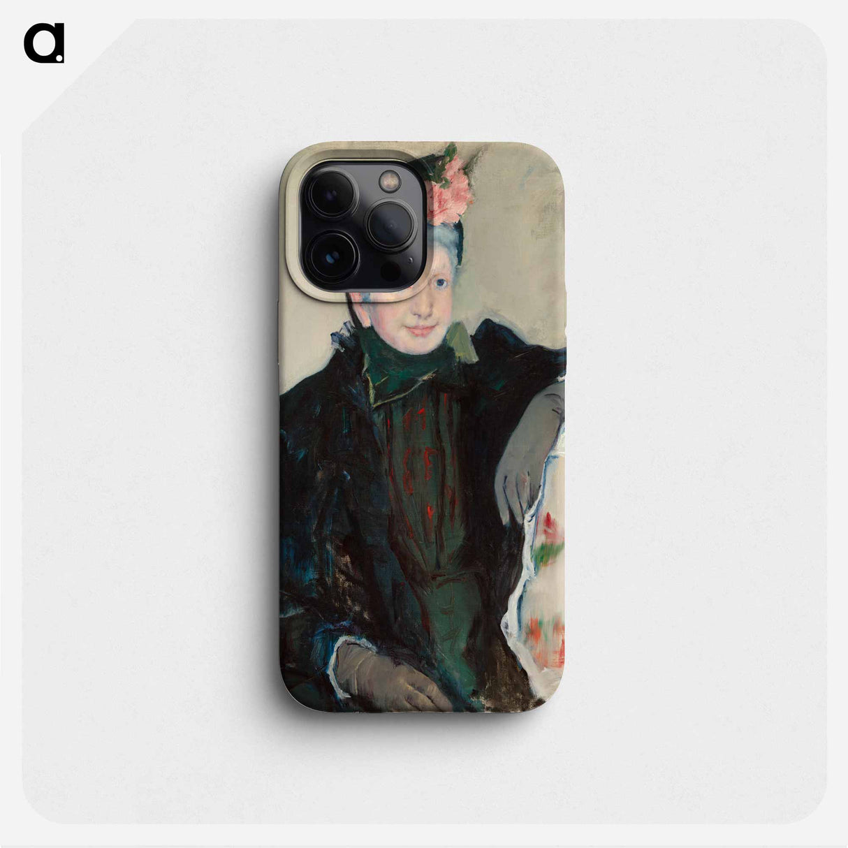 Portrait of an Elderly Lady - メアリー カサット Phone Case.