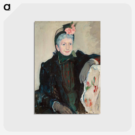 アートポストカード-Portrait of an Elderly Lady - メアリー カサット Postcard.