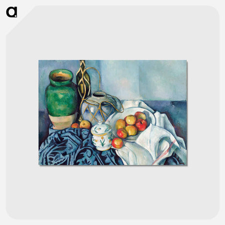 アートポストカード-At the Water's Edge - ポール セザンヌ Postcard.