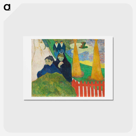 アートポストカード-Arlésiennes (Mistral) - ポール ゴーギャン Postcard.