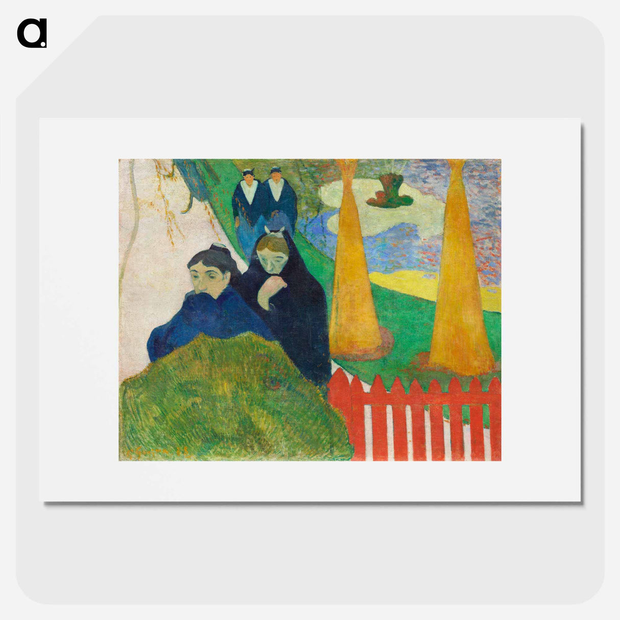 Arlésiennes (Mistral) - Paul Gauguin Poster.