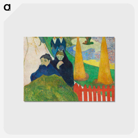 アートポストカード-Arlésiennes (Mistral) - ポール ゴーギャン Postcard.