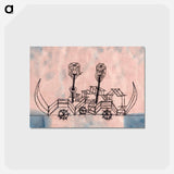 アートポストカード-Alter Dampfer
 - パウル クレー Postcard.