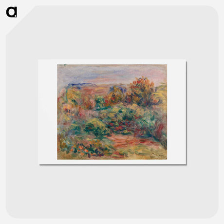 アートポストカード-Landscape - ピエール オーギュスト ルノワール Postcard.
