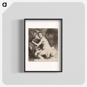 アートポスター-Diana at the Bath - レンブラント ファン レイン Poster.