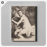 アートパネル-Diana at the Bath - レンブラント ファン レイン Canvas.