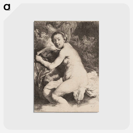アートポストカード-Diana at the Bath - レンブラント ファン レイン Postcard.
