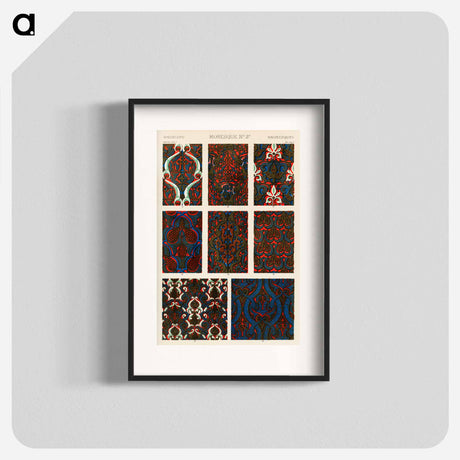 アートポスター-Grammar of Ornament Pattern Illustration
 - 装飾の文法 Poster.