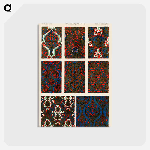 Grammar of Ornament Pattern Illustration
 - 装飾の文法 Postcard.