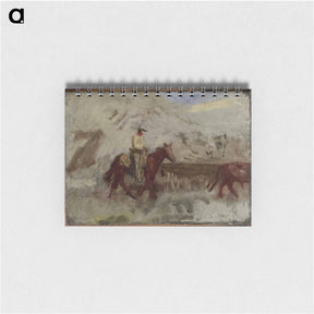 アートメモ帳-Sketch for Cowboys in the Badlands - トーマス エイキンズ Memo.