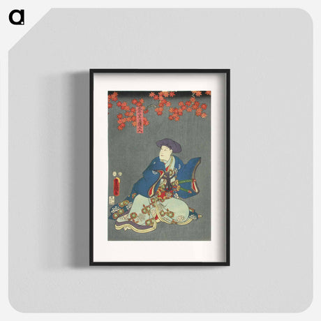 アートポスター-Actor Ichikawa Danzo V in the Play Toki ni Minna Minobu no Ryaku
 - 歌川 国貞 Poster.