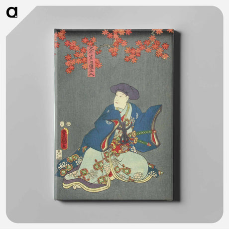 アートパネル-Actor Ichikawa Danzo V in the Play Toki ni Minna Minobu no Ryaku
 - 歌川 国貞 Canvas.