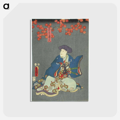 アートポストカード-Actor Ichikawa Danzo V in the Play Toki ni Minna Minobu no Ryaku
 - 歌川 国貞 Postcard.