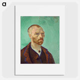 Self-Portrait (Dedicated to Paul Gauguin) - Vincent van Gogh Poster.