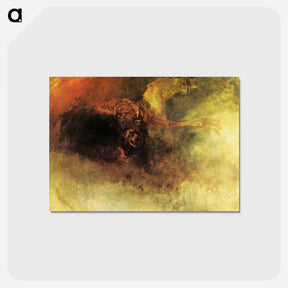アートポストカード-Death on a Pale Horse - ウィリアム ターナー Postcard.
