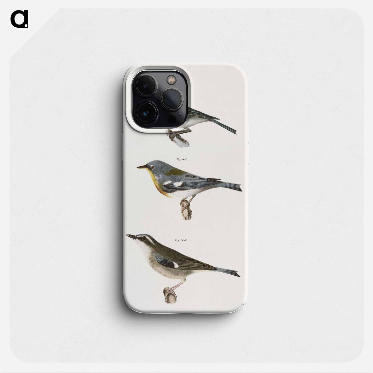 The Blue-grey Warbler - ニューヨークの動物学 Phone Case.