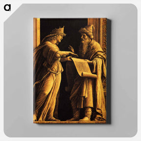 アートパネル-A sibyl and a prophet - アンドレア マンテーニャ Canvas.