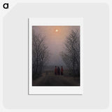 2-17_Caspar-David-Friedrich_hagaki