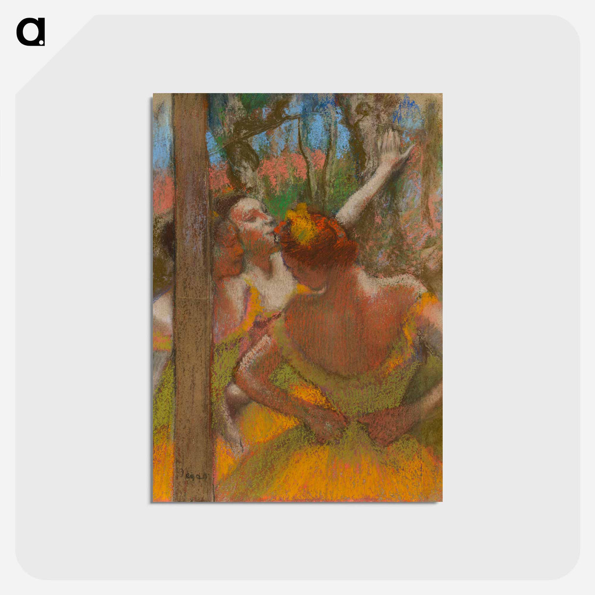 アートポストカード-Dancers - エドガー ドガ Postcard.