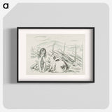 Omega and the Pig - エドヴァルド ムンク Poster.