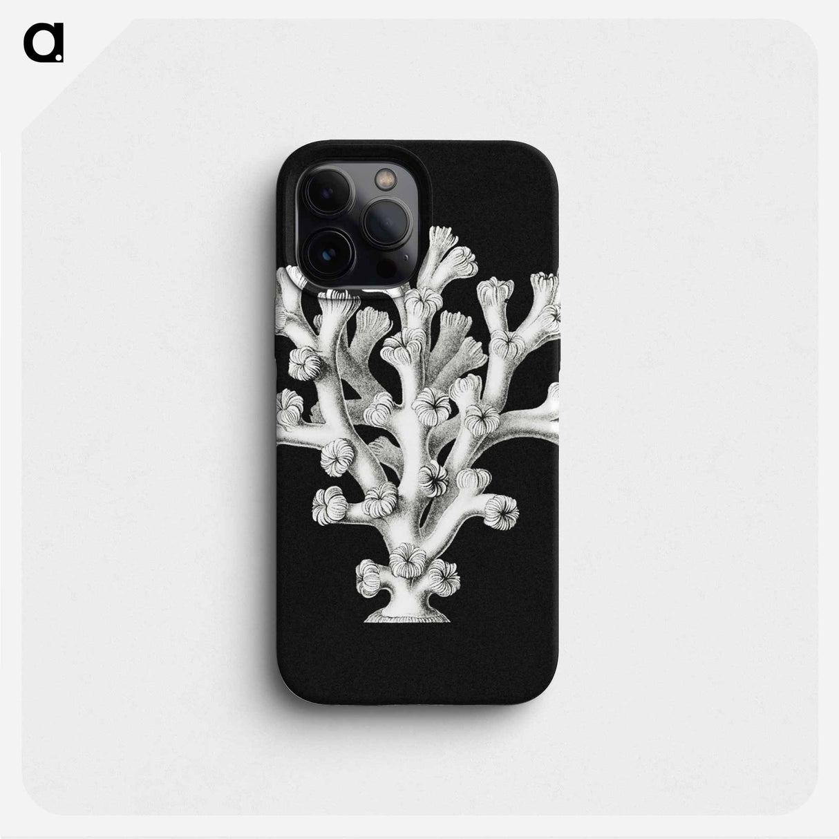 Vintage coral marine life illustration - エルンスト ヘッケル Phone Case.