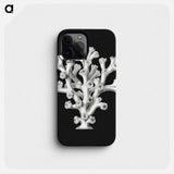 Vintage coral marine life illustration - エルンスト ヘッケル Phone Case.