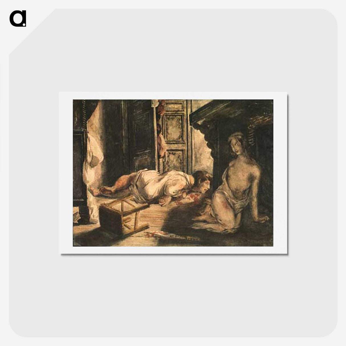 2-17_Eugene-Delacroix_hagaki