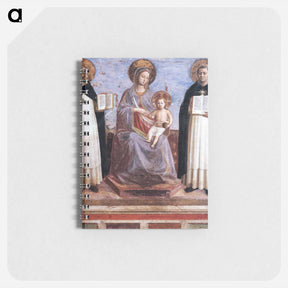 アートメモ帳-Virgin and Child with Sts. Dominic and Thomas Aquinas - フラ アンジェリコ Memo.