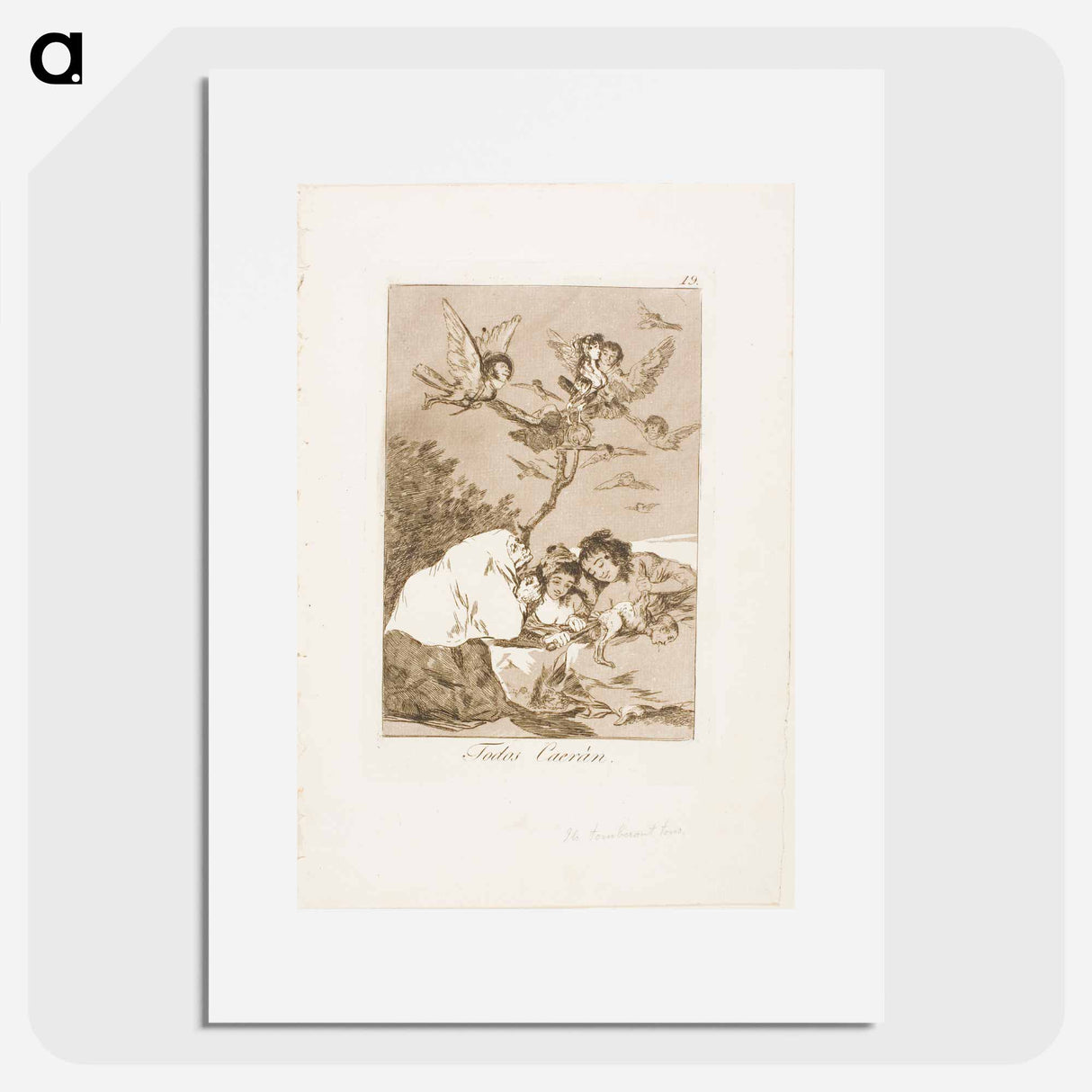 All Will Fall - Francisco de Goya Poster.