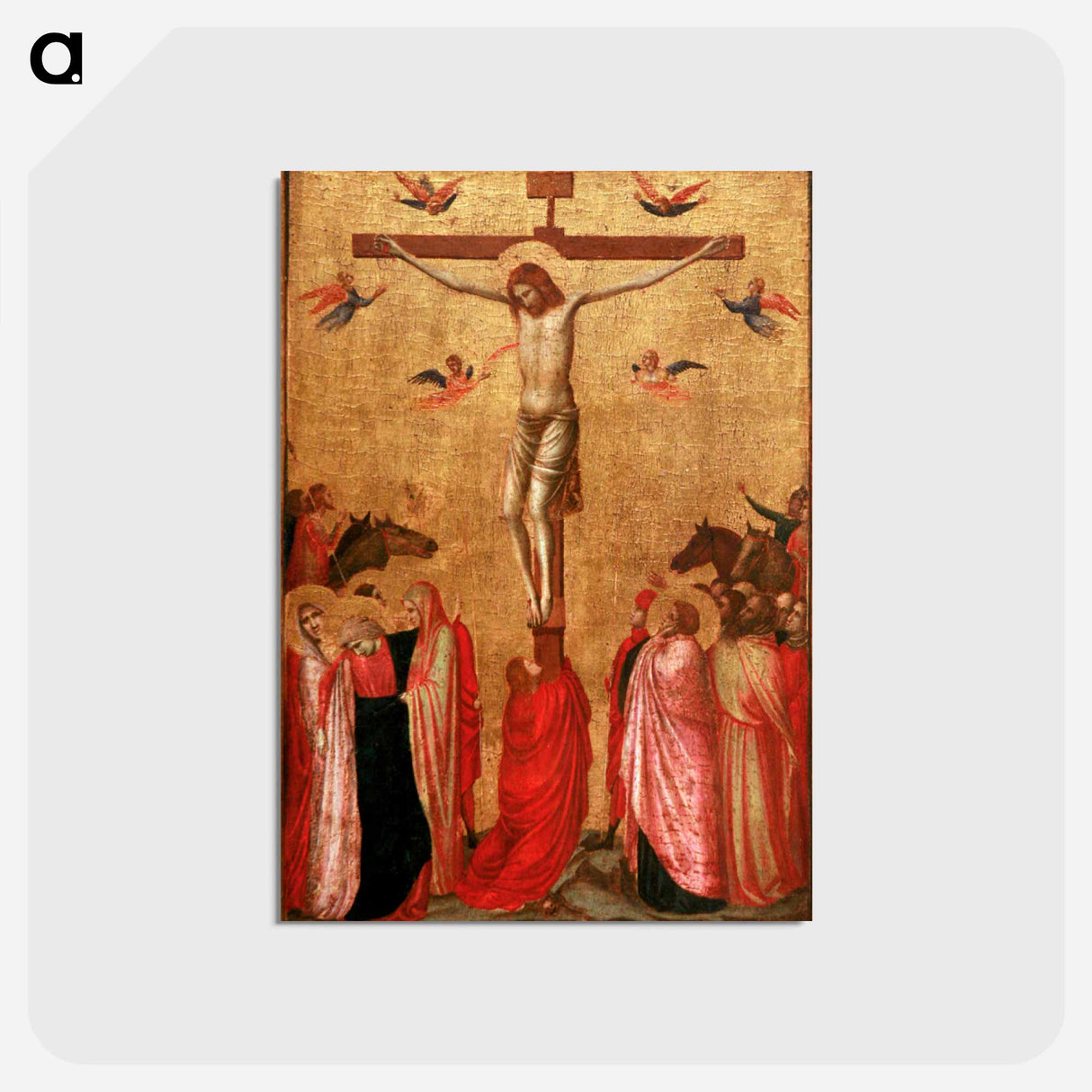 Crucifixion - ジョット ディ ボンドーネ Postcard.