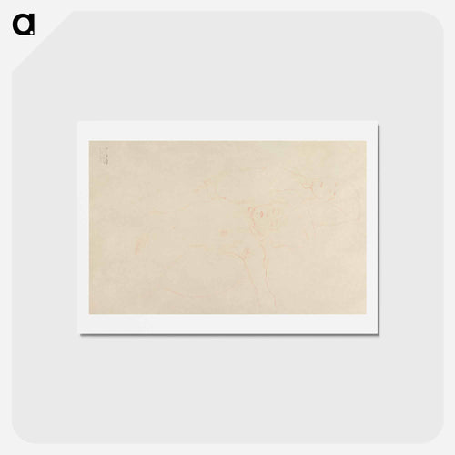 Two Reclining Nudes - グスタフ クリムト Postcard.