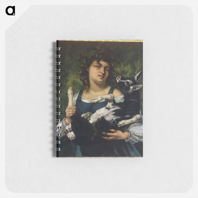 アートメモ帳-The Village Girl with a Goatling - ギュスターヴ クールベ Memo.