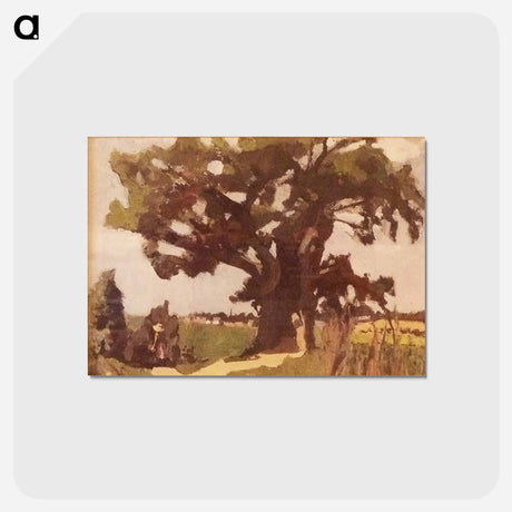 アートポストカード-Blasted Oak, Bohain - アンリ マティス Postcard.
