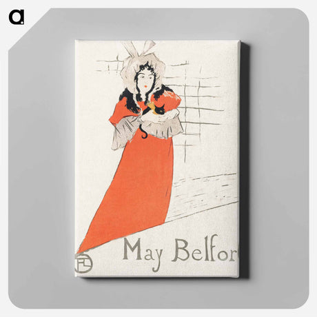 アートパネル-May Belfort - アンリ ド トゥールーズ ロートレック Canvas.
