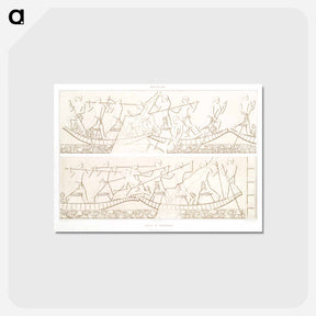 アートポストカード-Joust of Sailors
 - エジプト美術史 Postcard.