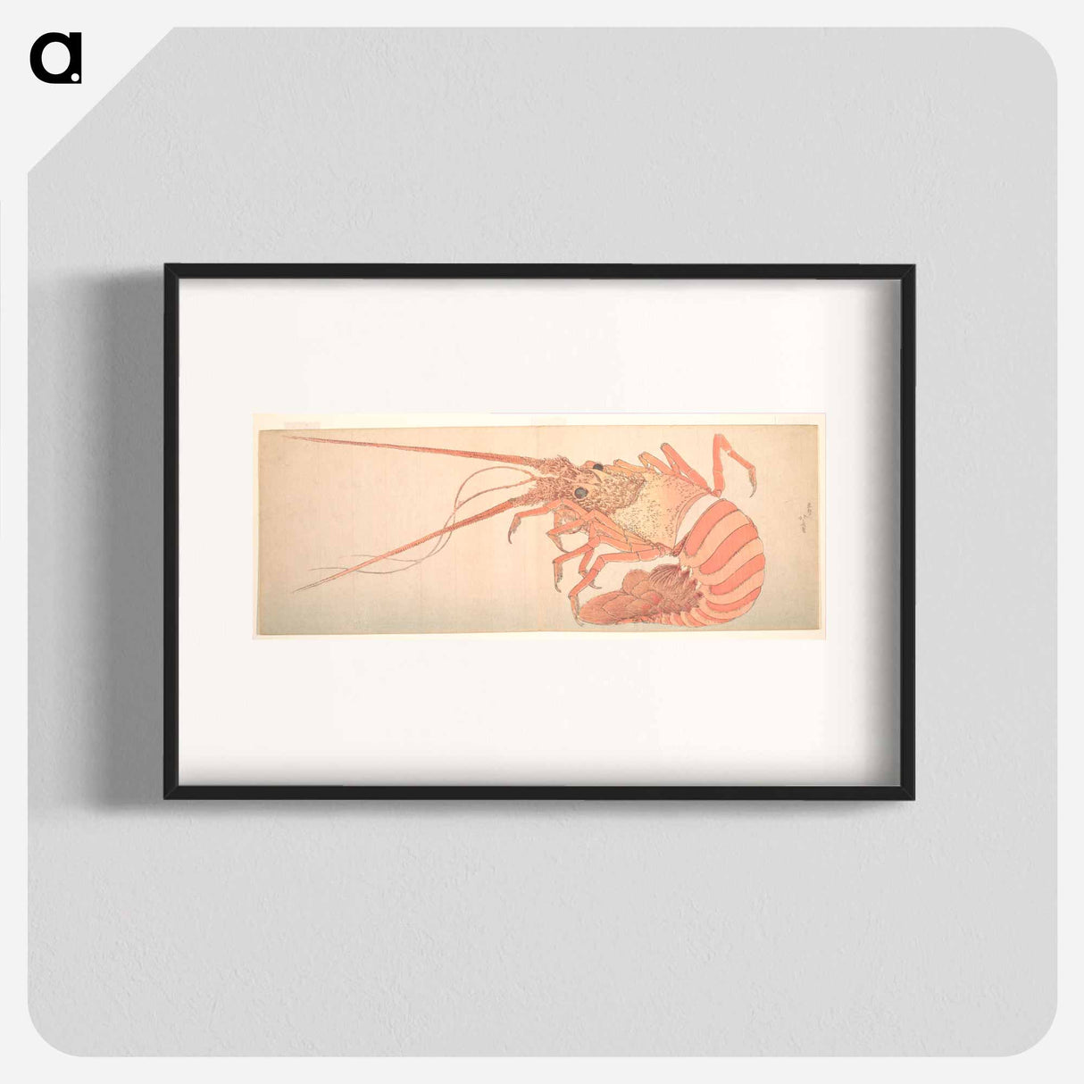 Large Lobster - Katsushika Hokusai Poster.