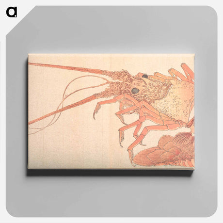 アートパネル-Large Lobster - 葛飾 北斎 Canvas.