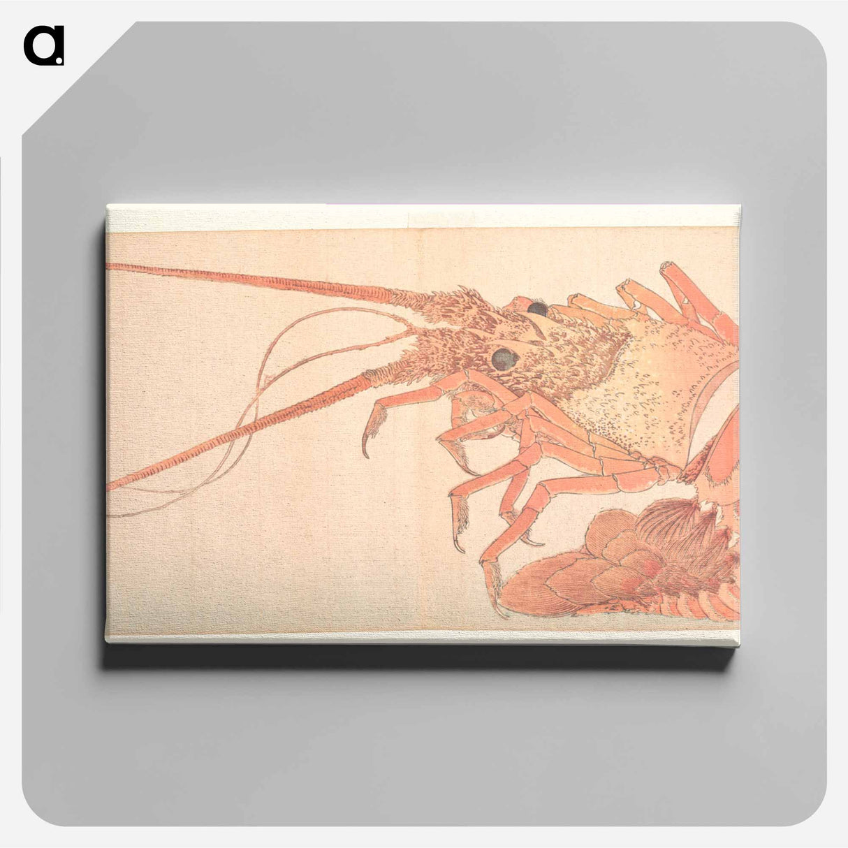 Large Lobster - Katsushika Hokusai Canvas.