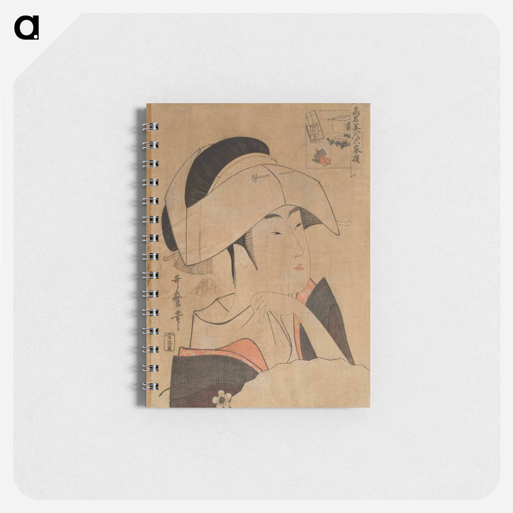 Toyohina tomimoton teehuoneesta - 喜多川 歌麿 Memo.