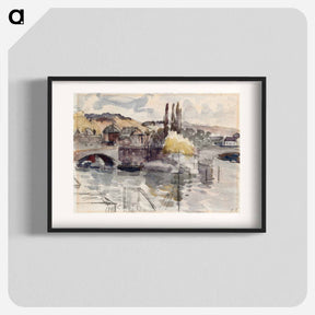 アートポスター-Corneille Bridge in Rouen
 - バーゼル美術館 Poster.
