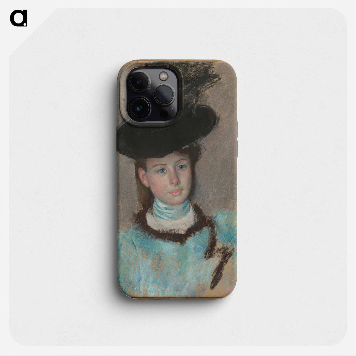 The Black Hat - Mary Cassatt Phone Case.